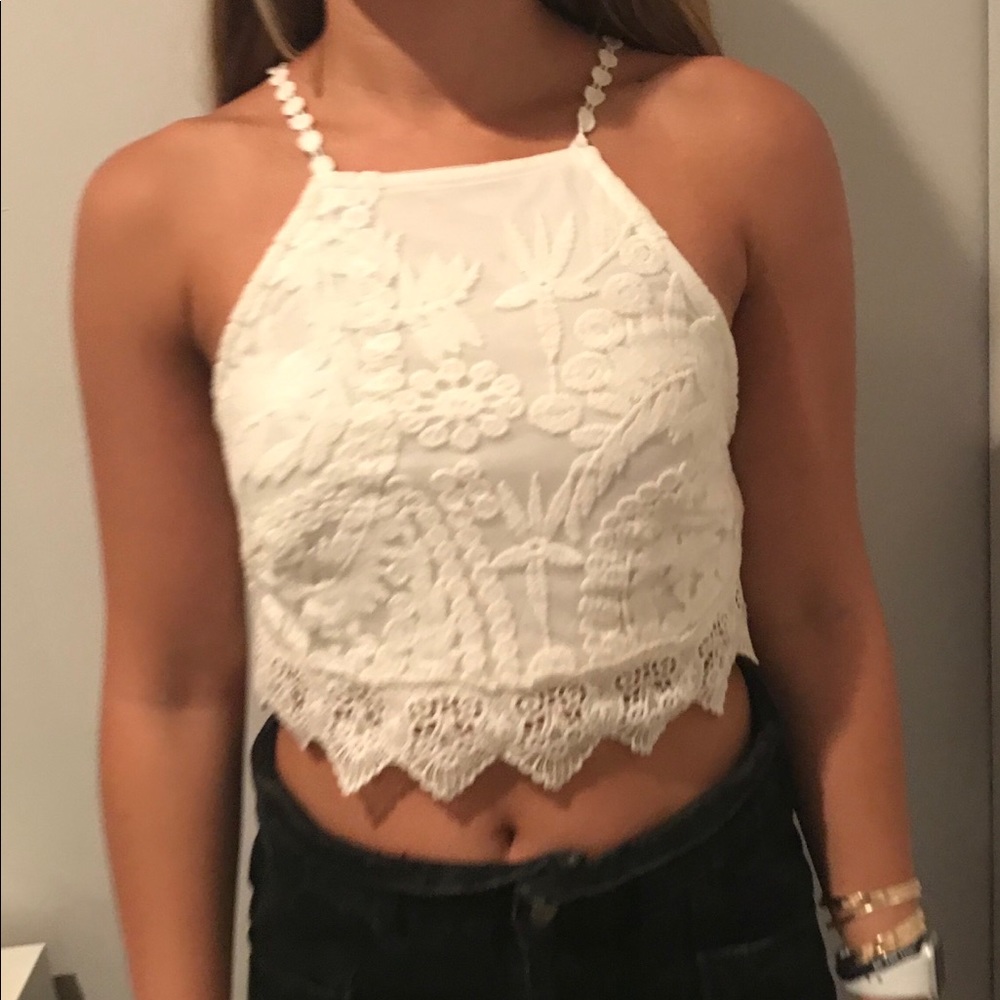 Halter lace top!